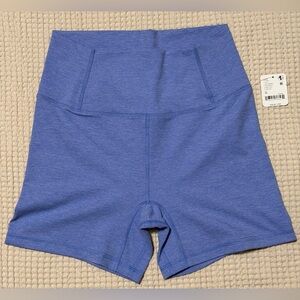 ✨NWT✨ FP Movement by FP Never Better Heather Bike Shorts Blueberry Size M
